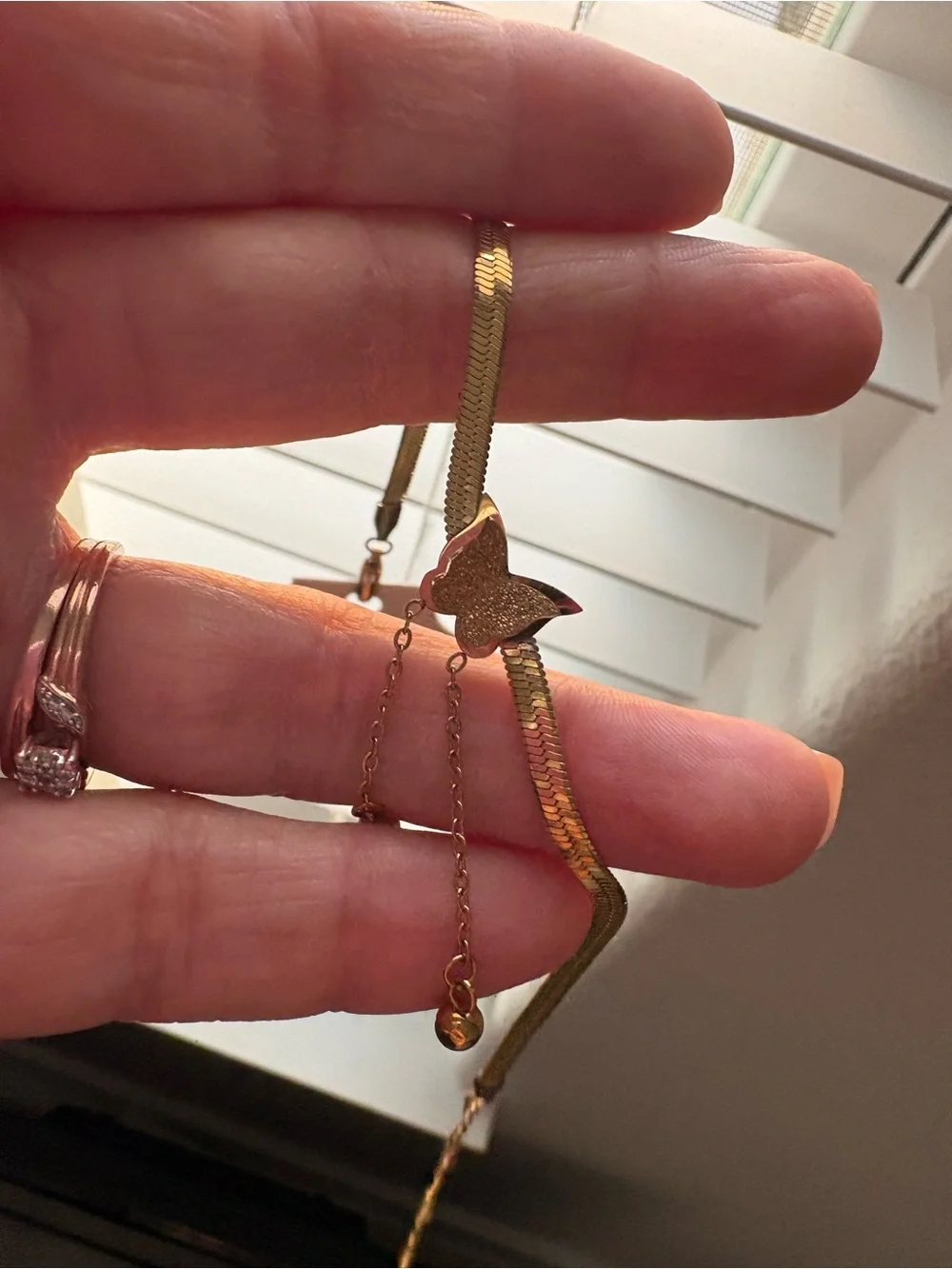Gold Decorative Pull Cord with Star Accent